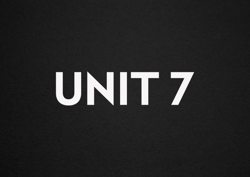 corporate branding for Unit 7